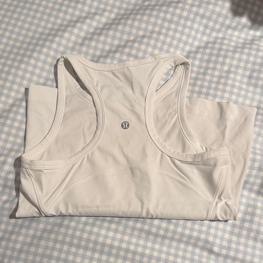 lululemon athletica Light Gray Sports Bra